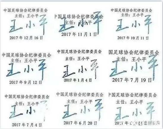 王小平在足协不领工资 银行卡查无受贿转账记录