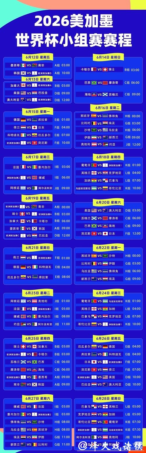 2026世界杯直播:一次满足全阶段赛事直播 2026世界杯直播:一次满足全阶段赛事直播